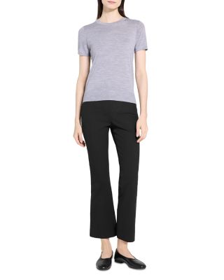 Lightweight Wool Short Sleeve Top