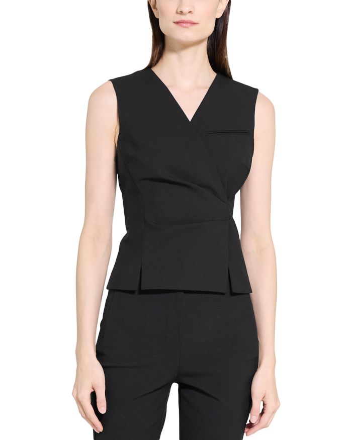 Sleeveless Wrap Vest