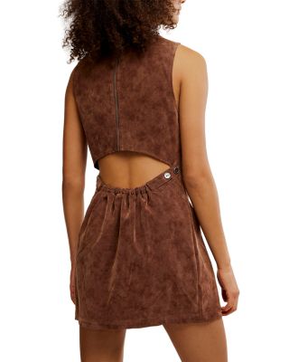 Atlas Faux Suede Mini Dress