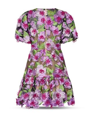 Yasmin 3D Floral Dress