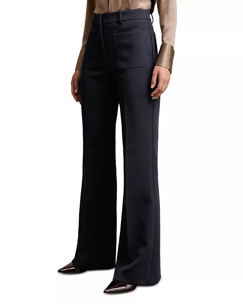 Reiss Priya Flare Leg Trousers