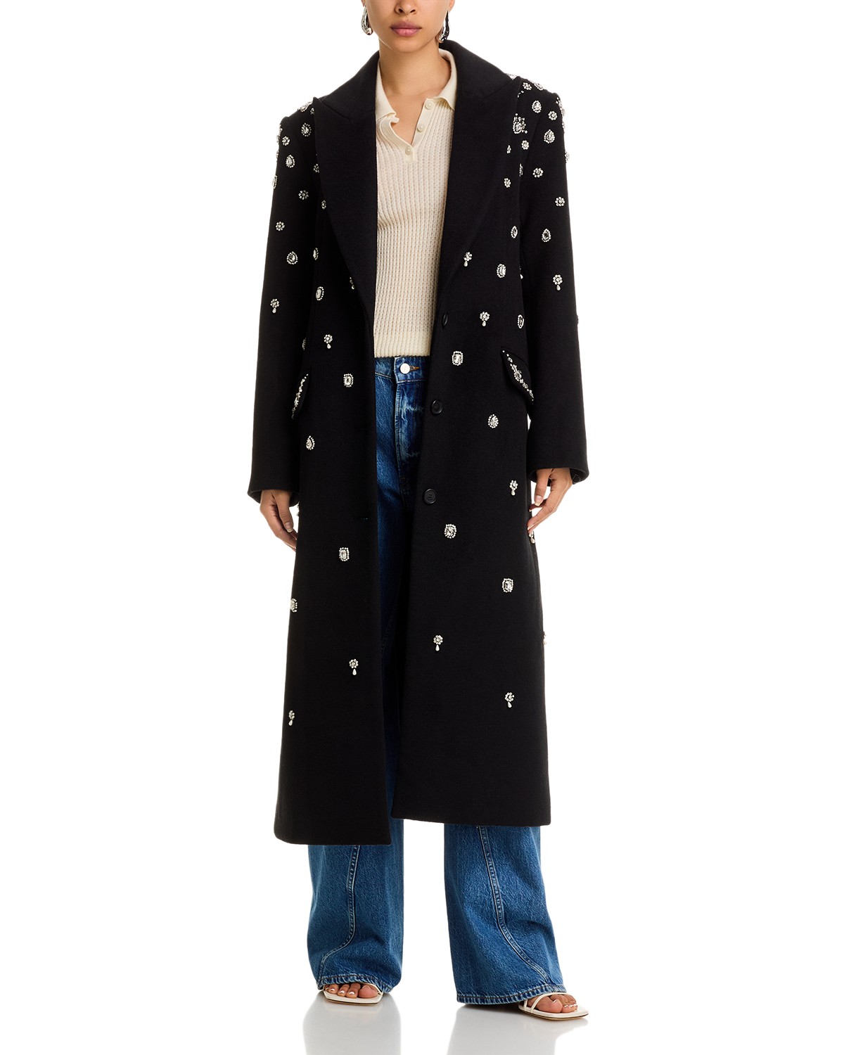 Simkhai Gianni Coat in Black