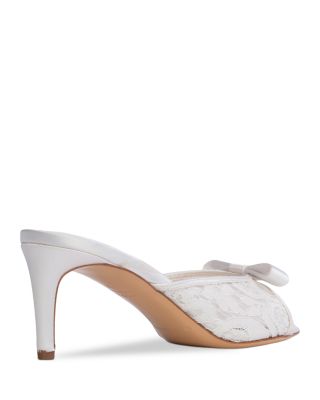 Women's Lace Slipper Mule Sandals