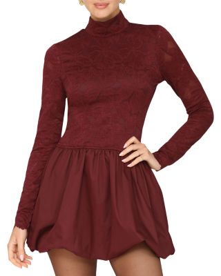 Bubble Hem Mini Dress