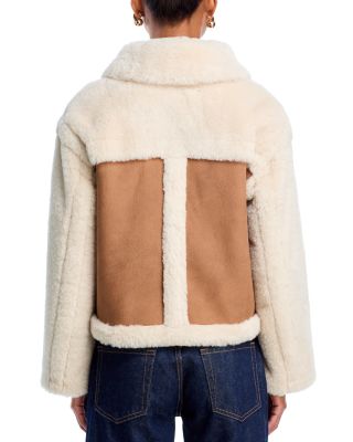 Faux Fur Sherpa Moto Jacket - Exclusive