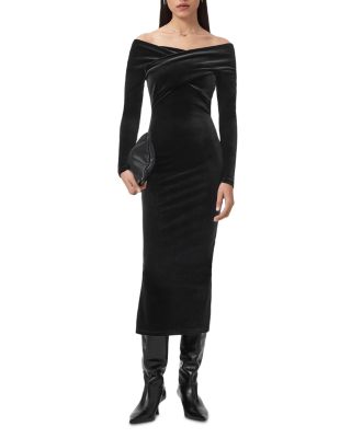 Delta Velvet Midi Dress