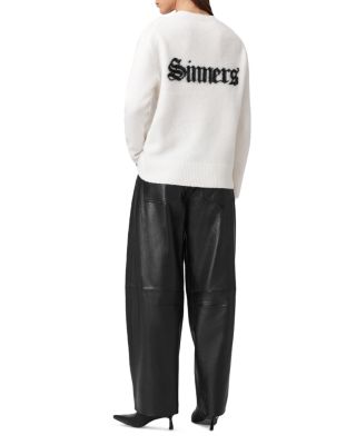 Jet Lea Leather Barrel Pants