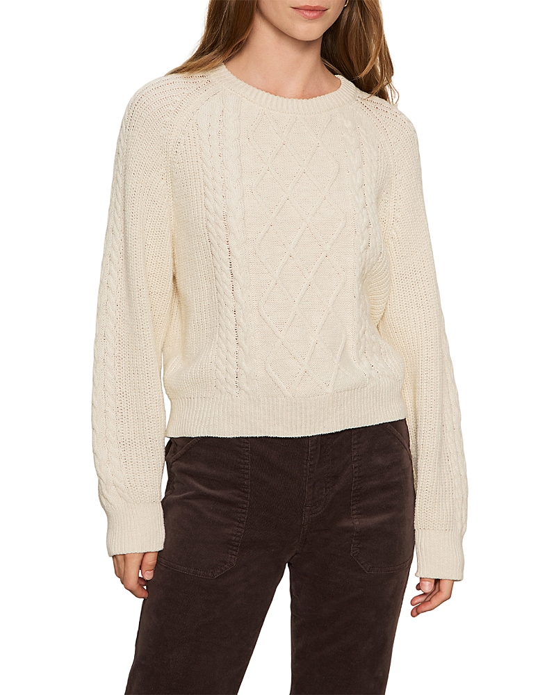 Sanctuary Nomad Cable Popover Sweater In Neutral