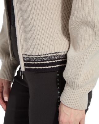 Blythe Zip Up Cozy Rib Sweater