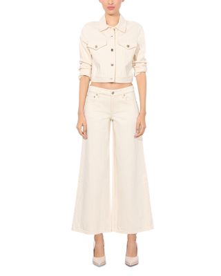  Amazing Low Rise Cropped Wide Leg Jeans in Natural