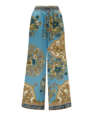 Cassie Silk Brocade Pants