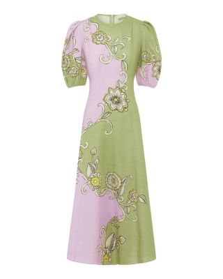 Sora Linen Midi Dress