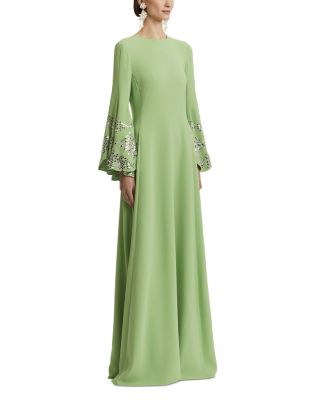Embellished Sleeve Gown