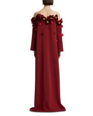 Flower Embellished Gown