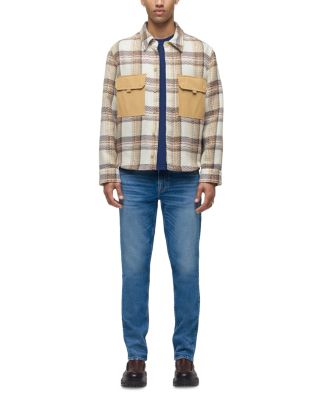 Plaid Flap Pocket Button Shirt