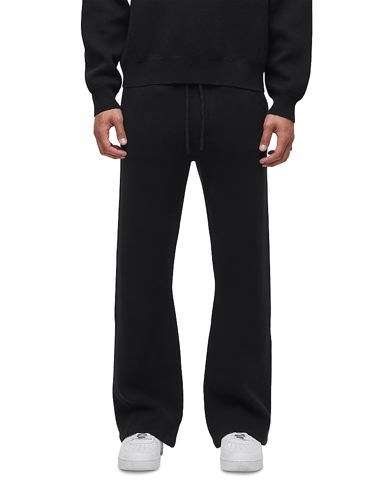 Hudson Double Knit Kick Flare Pants In Black