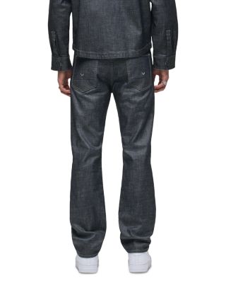 Wes Classic Straight Jeans in Coated Gunmetal