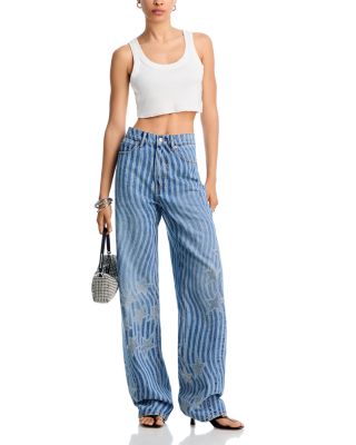 Float Stars and Stripes High Rise Loose Fit Jeans in Vintage Me