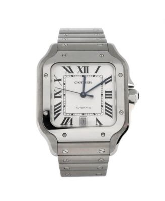 Pre-Owned Cartier - Santos de Cartier Automatic Watch in Stainless Steel 40mm