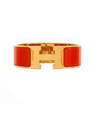 Pre-Owned HERMÈS - Wide Clic H Bracelet Enamel