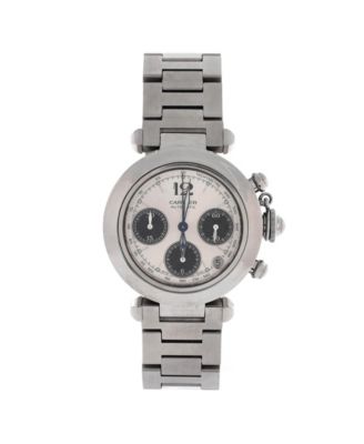 Pre-Owned Cartier - Pasha de Cartier Chronograph Automatic Watch in Stainless Steel 36mm