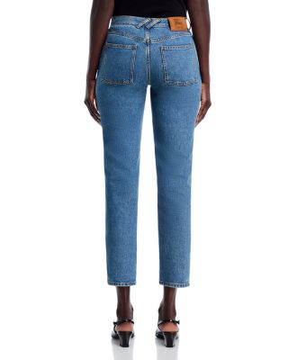 Dalia Straight Jeans in Mid Blue