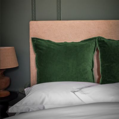 Harewood Reversible Cotton Velvet Euro Sham, Pair