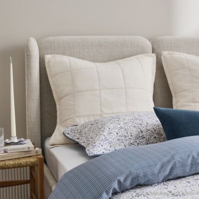 Laundered Cotton Euro Sham, Pair