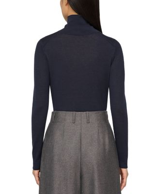 Lafayette 148 New York Cashmere Stand Collar Pullover Sweater