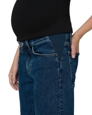 The Margot Crop Maternity Jeans in First Step