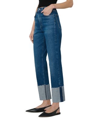 The Margot Slim Wide Cuff Jeans in Serendipity