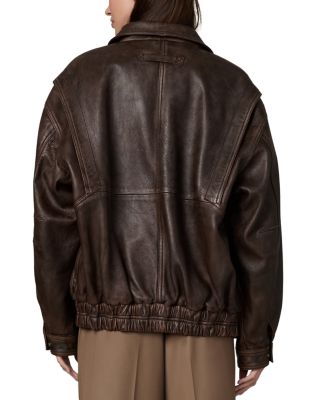 The Luca Leather Bomber Jacket