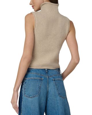 The Stevie Sleeveless Roll Neck Sweater