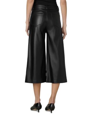 The Culotte Faux Leather Pants