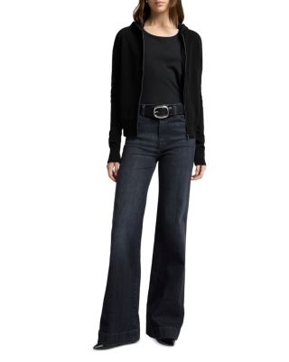 Modern Dojo Flare Leg Jeans in Black