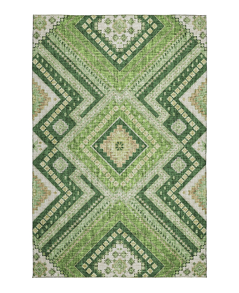 Dalyn Rug Company Dalyn Portico Washable Po5 Area Rug, 9' X 12' In Green