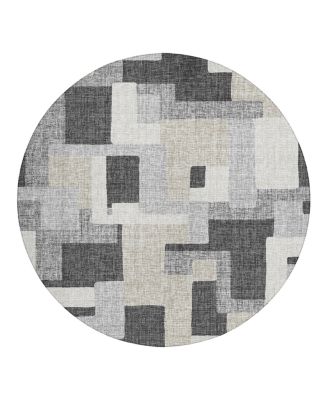 Dalyn Portico Washable PO3 Round Area Rug, 8' x 8'