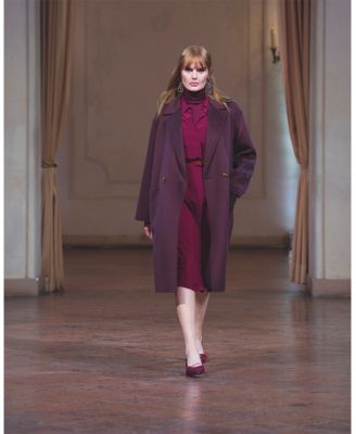 Wool Double Breasted Coat