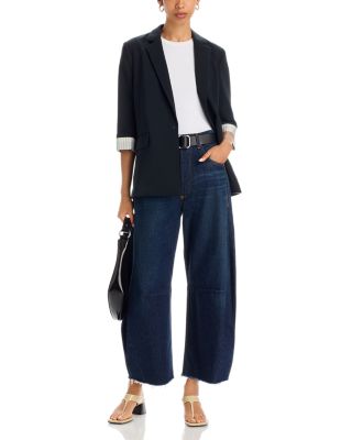 Jennie 3/4 Sleeve Crepe Blazer