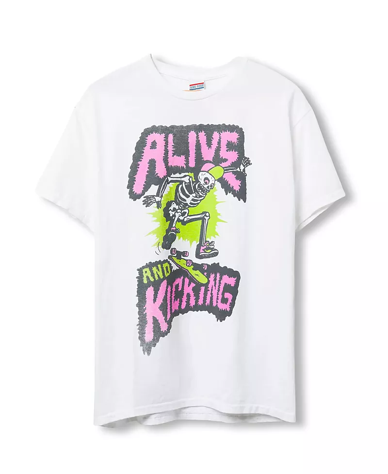 Junk Food Clothing Unisex Alive and Kicking Flea Market Tee