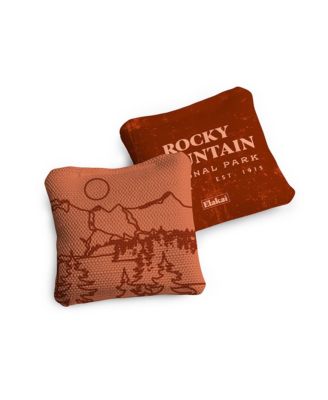 4x4 Rocky Mountain National Park Durasuede + Turbo Polyglide Pilot Versacraft Cornhole Bags