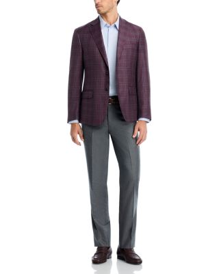 Plaid Regular Fit Sport Coat - Exclusive