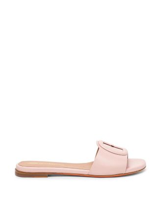 Women's Leather Slide Sandal
