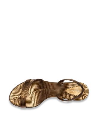 Women's Leather Mid-heel Sandal