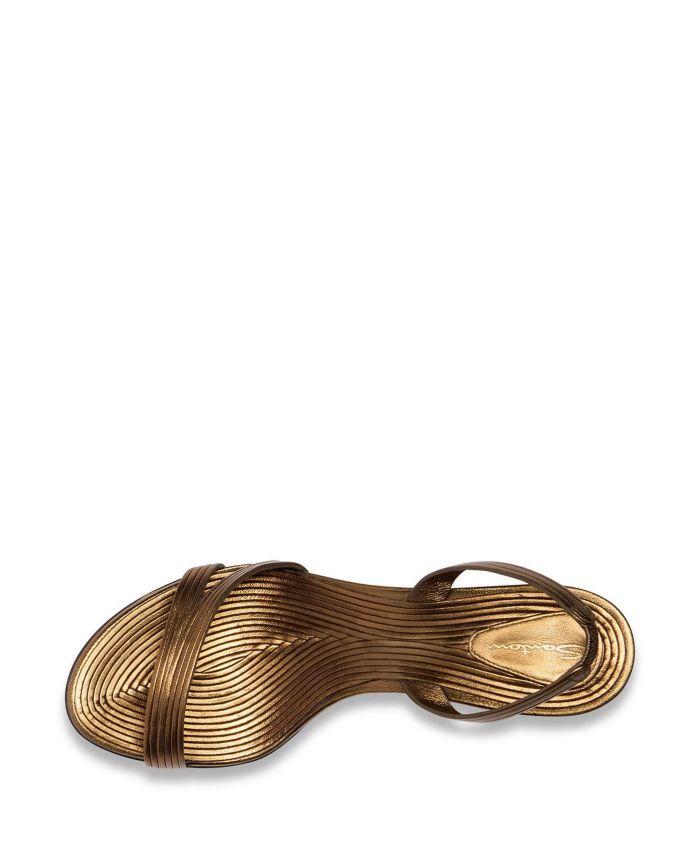 Women's Leather Mid-heel Sandal