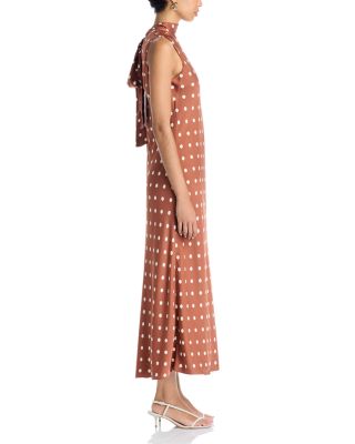 Ennis Satin Midi Dress