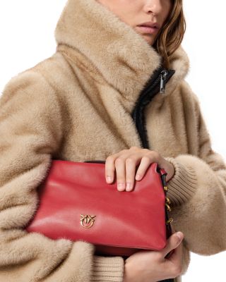 Triplet Mini Vitello Leather Shoulder Bag