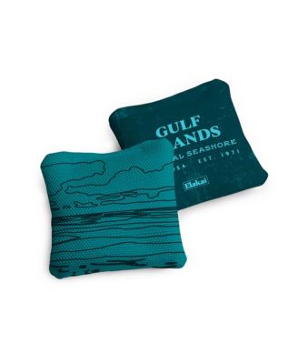 4x4 Gulf Islands National Seashore Durasuede + Turbo Polyglide Pilot Versacraft Cornhole Bags