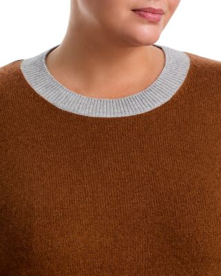 100% Cashmere Color Blocked Sweater - Exclusive