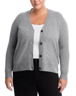 100% Cashmere V Neck Cardigan Sweater - Exclusive
